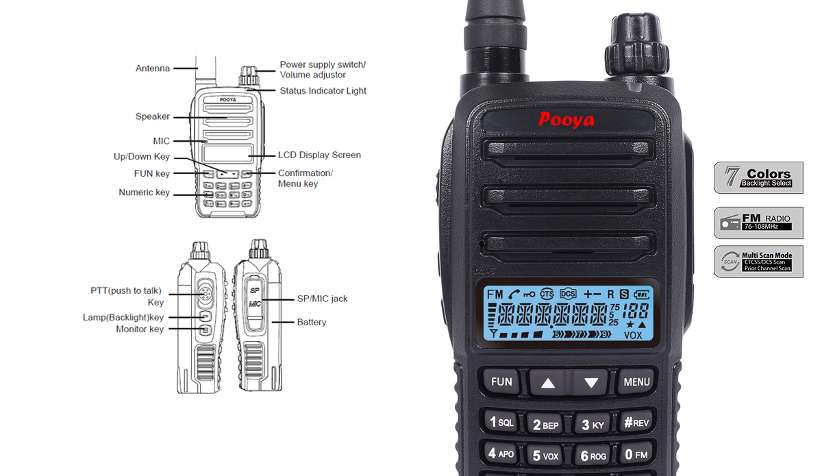 واکی تاکی Pooya WPR-215